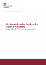 Alcohol-attributable fractions for England: An update: Appendix 2: Technical appendix